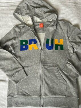Joe Fresh Custom BRUH Zip-Up Hoodie Youth XL (14)
